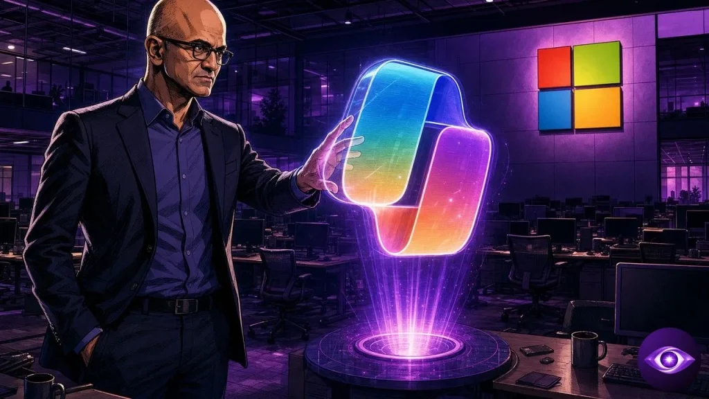 Microsoft licencie 4 800, Nadella active Copilot dans un open space vidé