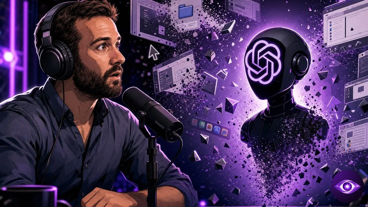 OpenAI Brockman podcast interview scène agent IA autonome remplace interface logicielle bureau développeur