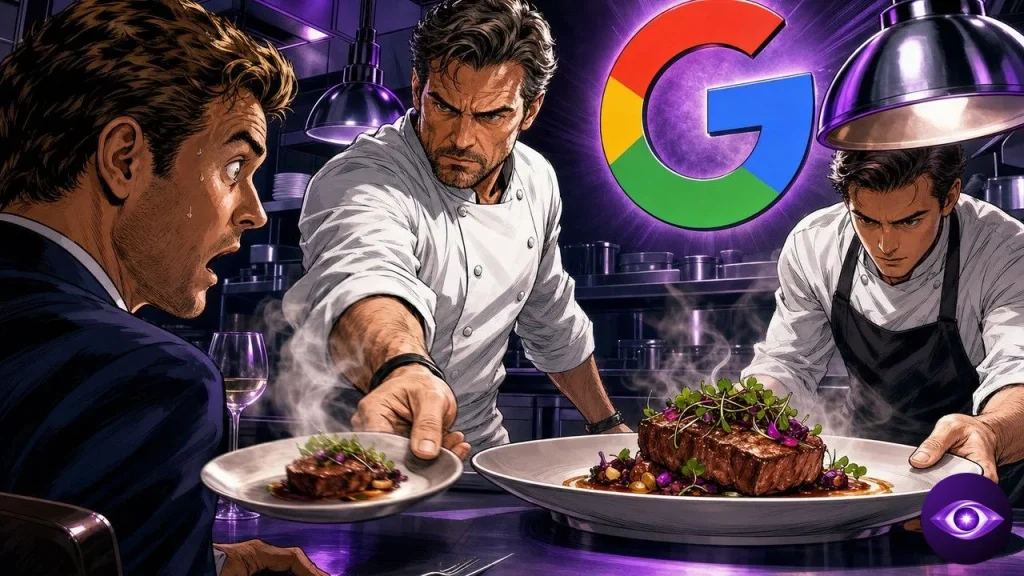 Gemini 3.7 Flash shown as a chef pulling one plate to swap in another