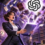 Astra for Law aspire les livres de droit d'une bibliothèque vers la tablette d'une avocate
