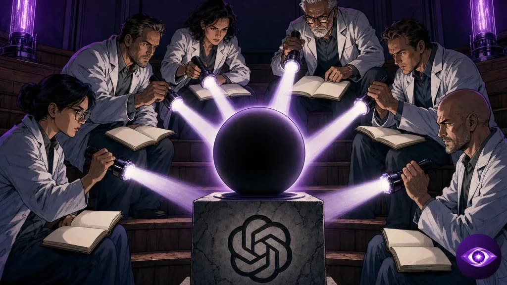 Astra's reasoning turns into a black sphere observers light up without seeing anything inside