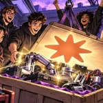 Claude for Startups pictured as founders opening a crate marked with the Claude star